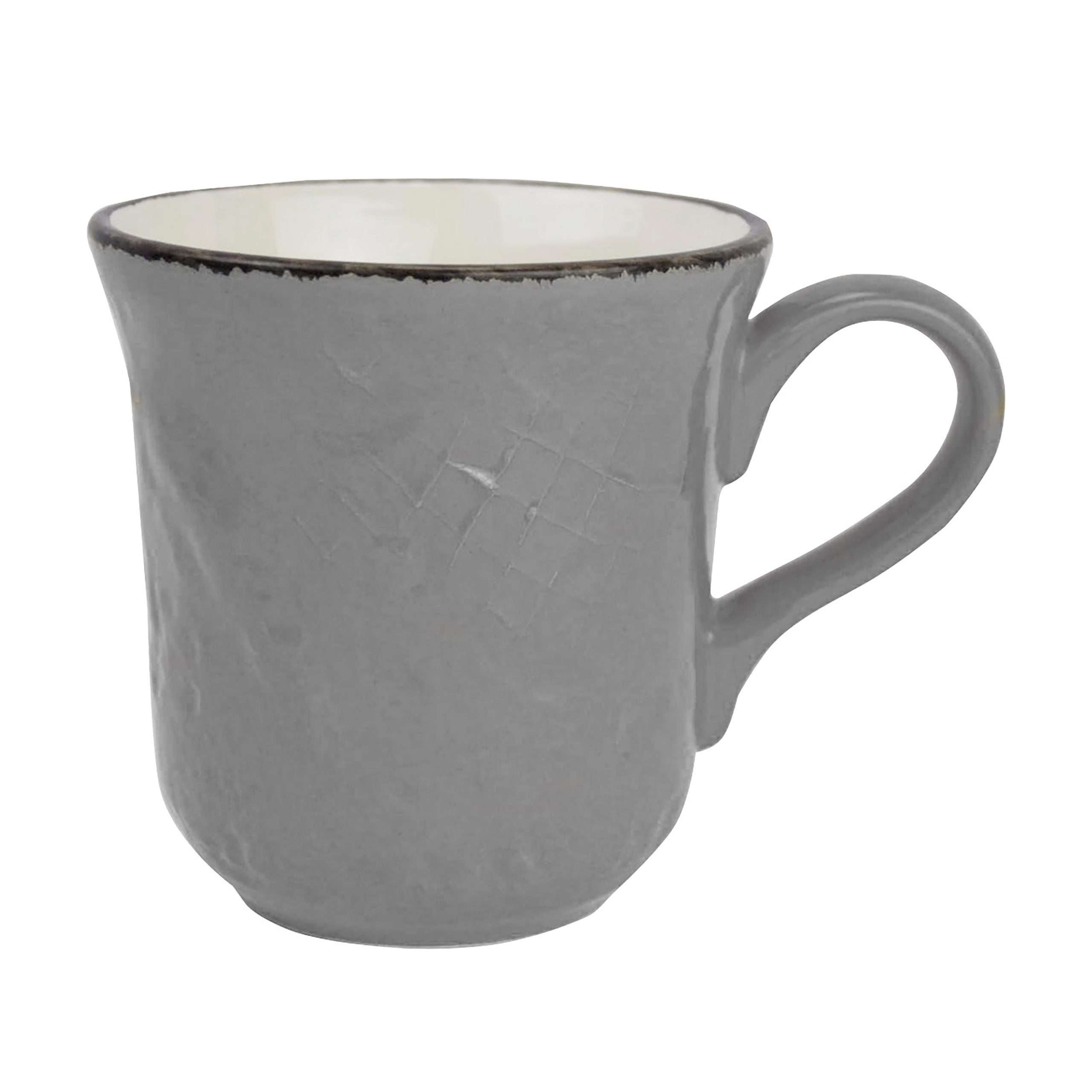 TAZA DE CAFÉ CON ASA ARCUCCI PRETA - JUEGO DE 6 UDS - Gris
